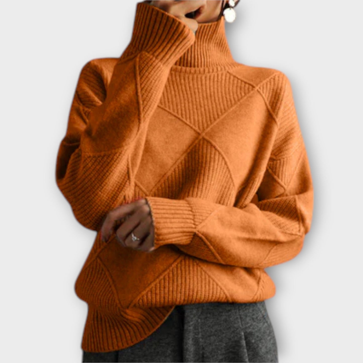 Lavina™ - Komfortabel rullekrave sweater