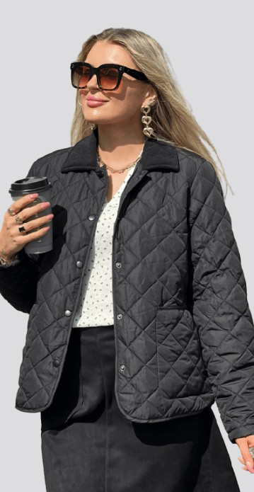 Astrid - Elegant Quiltet Overgangsjakke