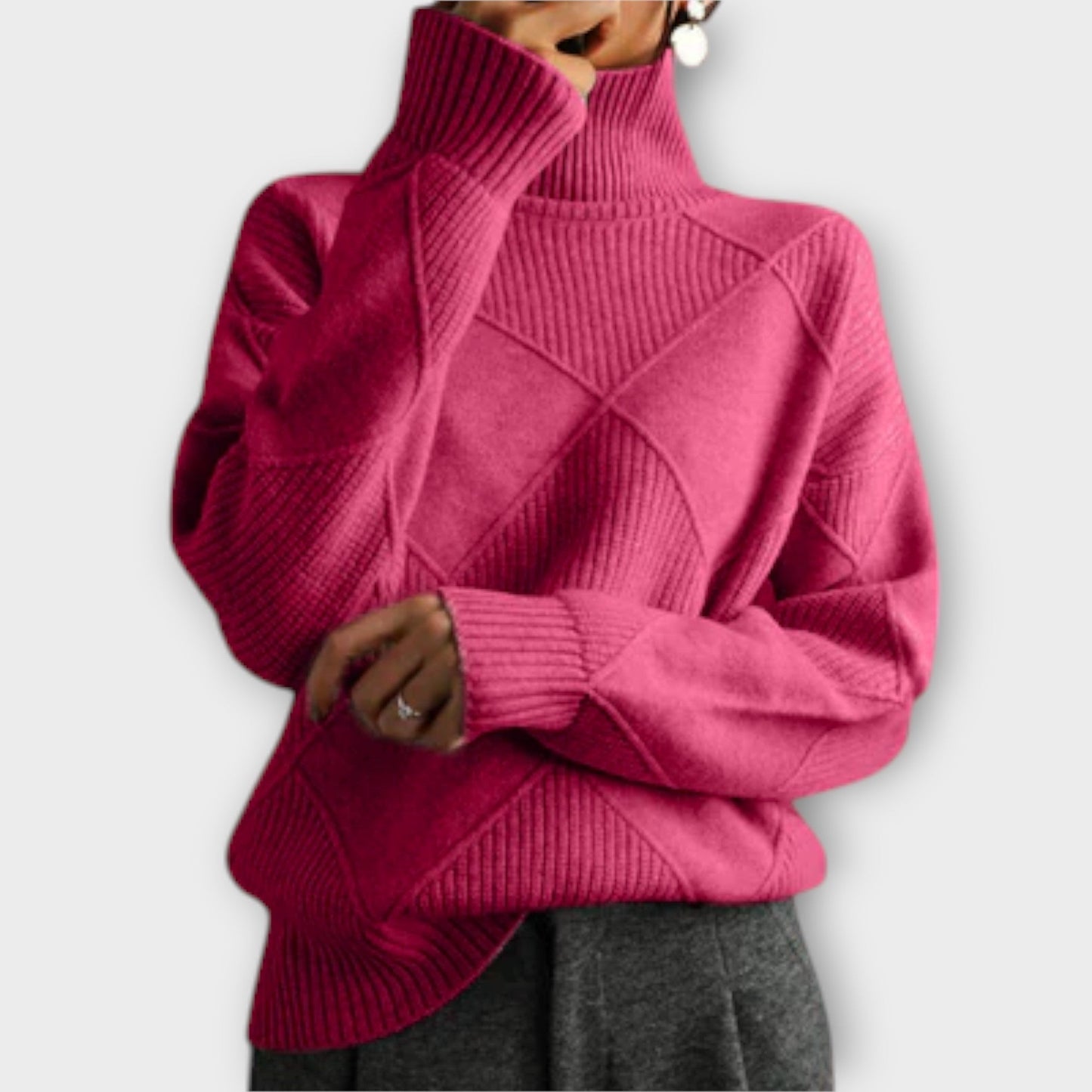 Lavina™ - Komfortabel rullekrave sweater