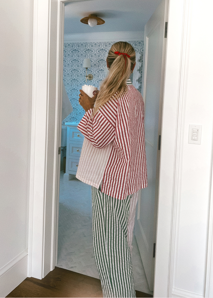 Freya - Set di Pigiama Striato Sognante