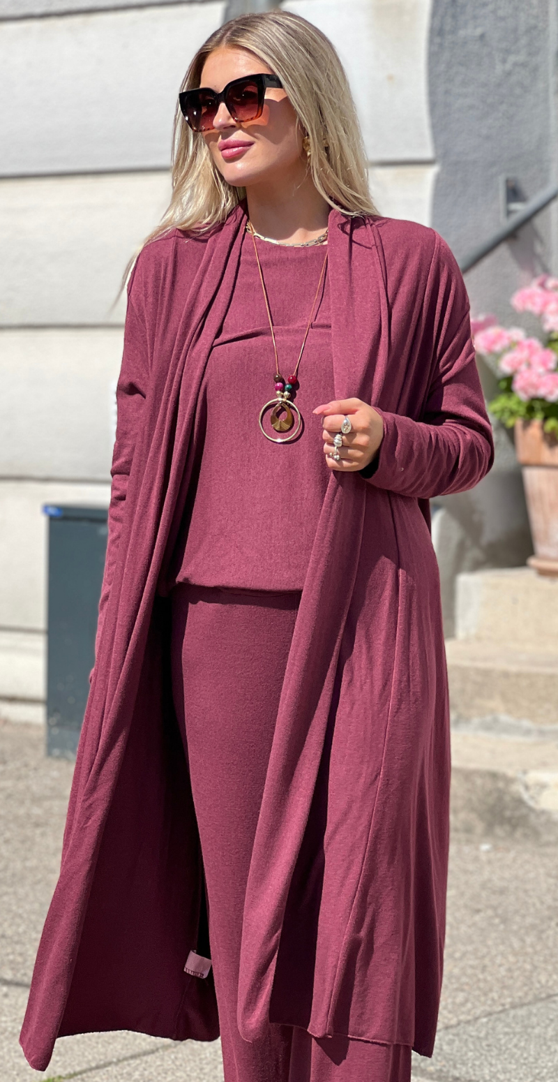 Mara – Lang, elegant cardigan