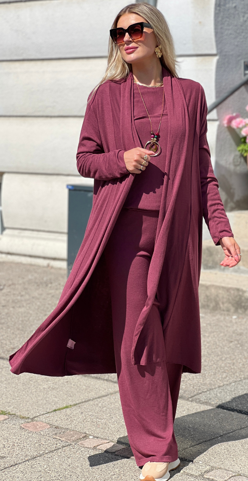 Mara – Lang, elegant cardigan