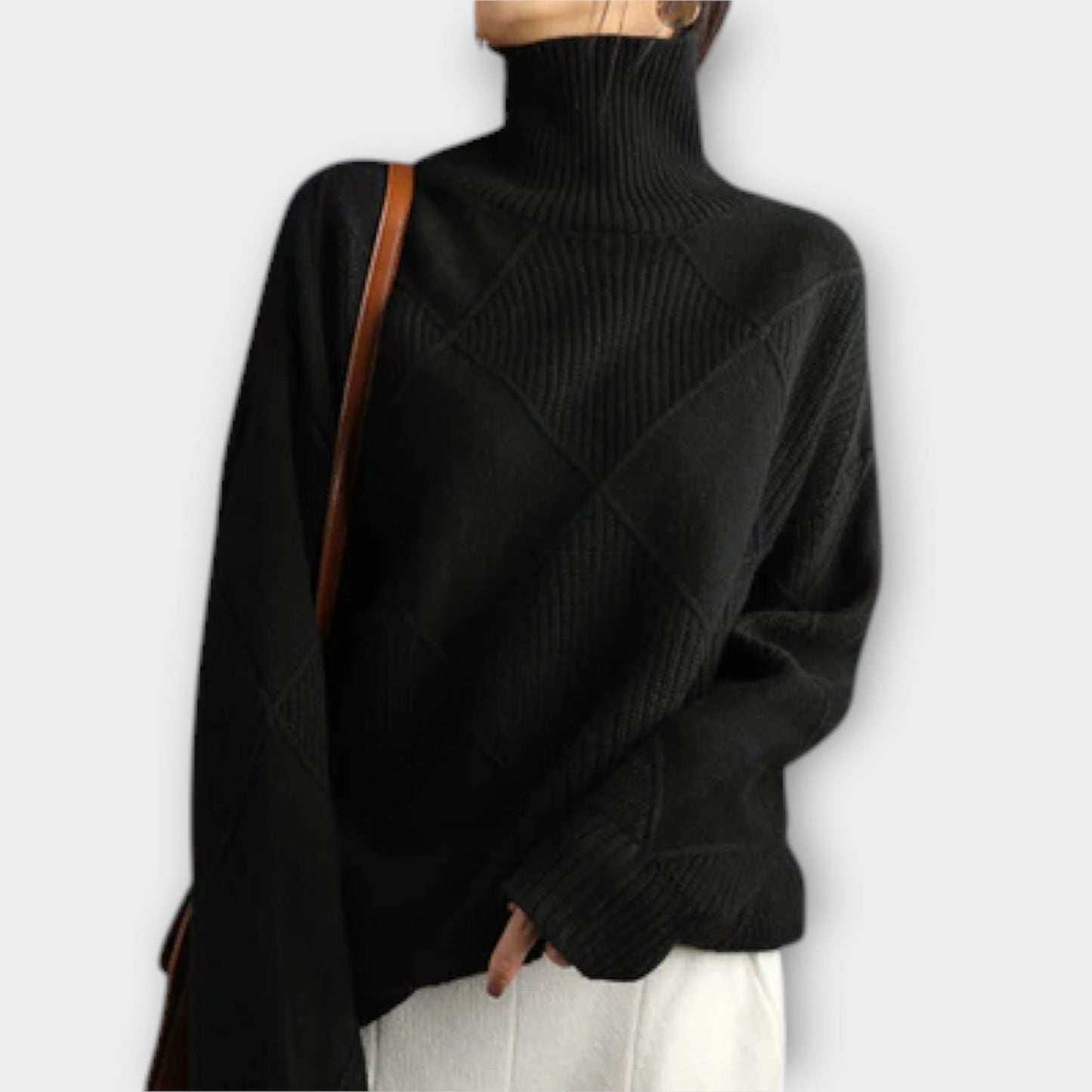 Lavina™ - Komfortabel rullekrave sweater