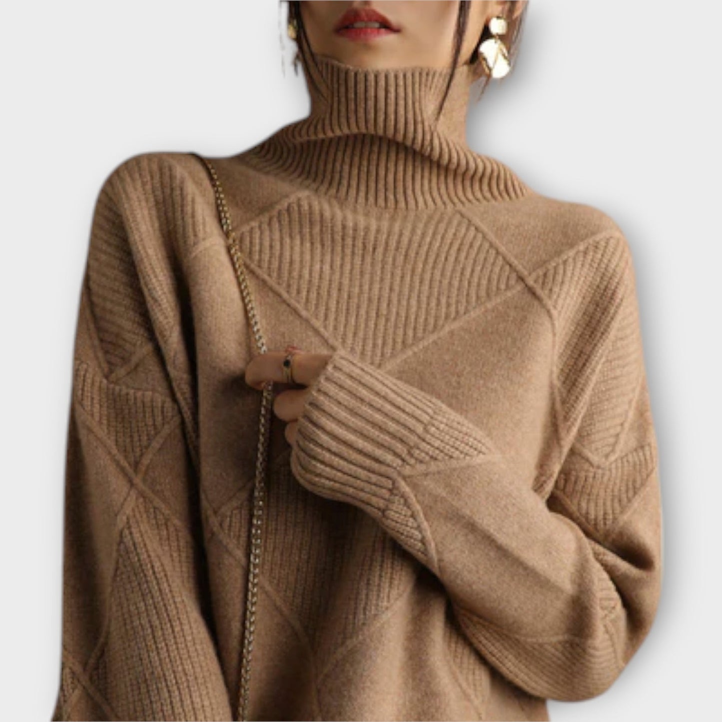 Lavina™ - Komfortabel rullekrave sweater