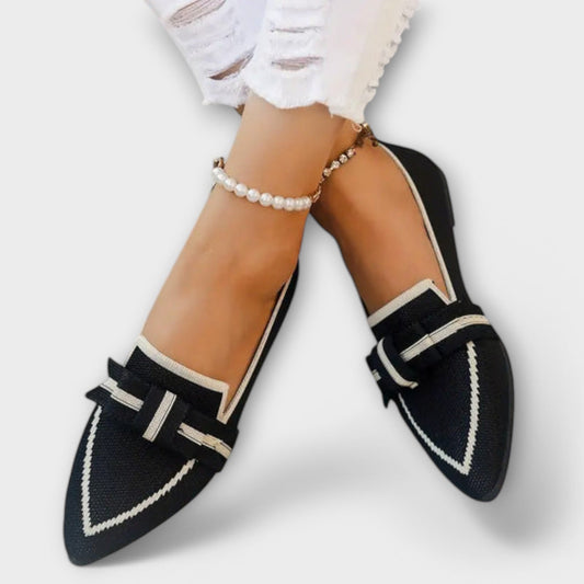 Ella – Elegant Sort Spids Loafer