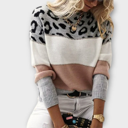 Mydel™ - Lækkert sweater med leoparddesign