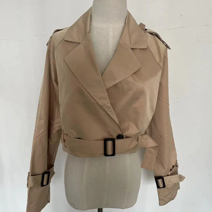 Elise – Kort & Elegant Trenchjakke