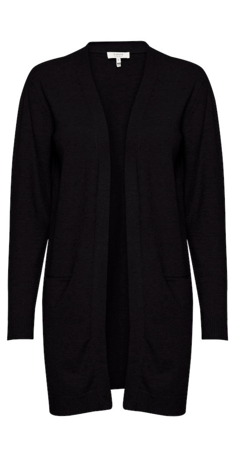 Anna – Lang, Blød Cardigan i Klassisk Snit