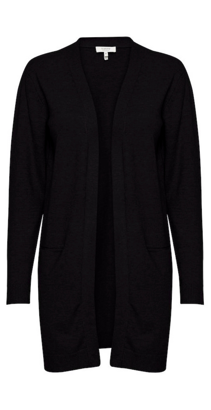 Anna – Lang, Blød Cardigan i Klassisk Snit