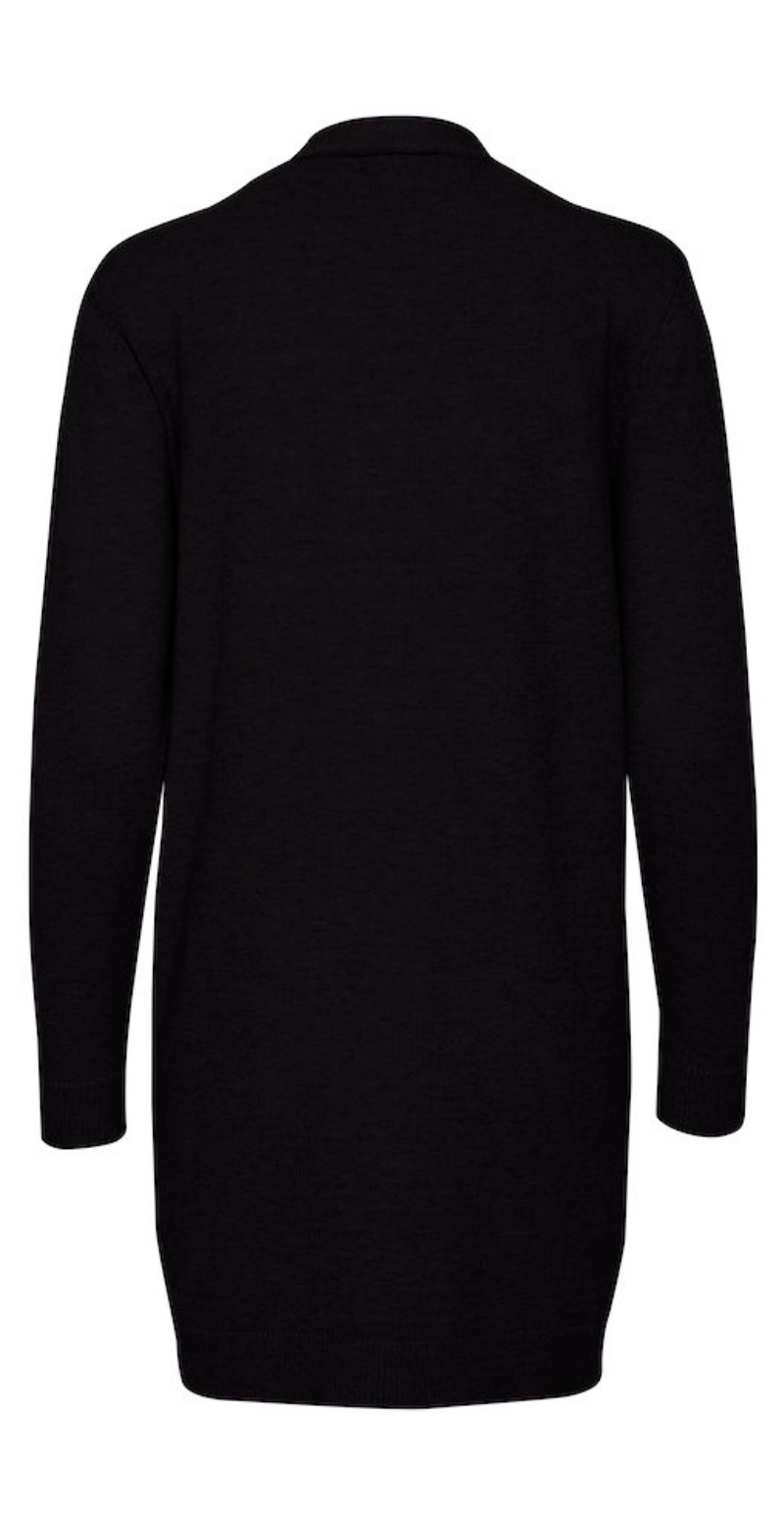 Anna – Lang, Blød Cardigan i Klassisk Snit