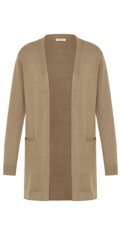 Anna – Lang, Blød Cardigan i Klassisk Snit