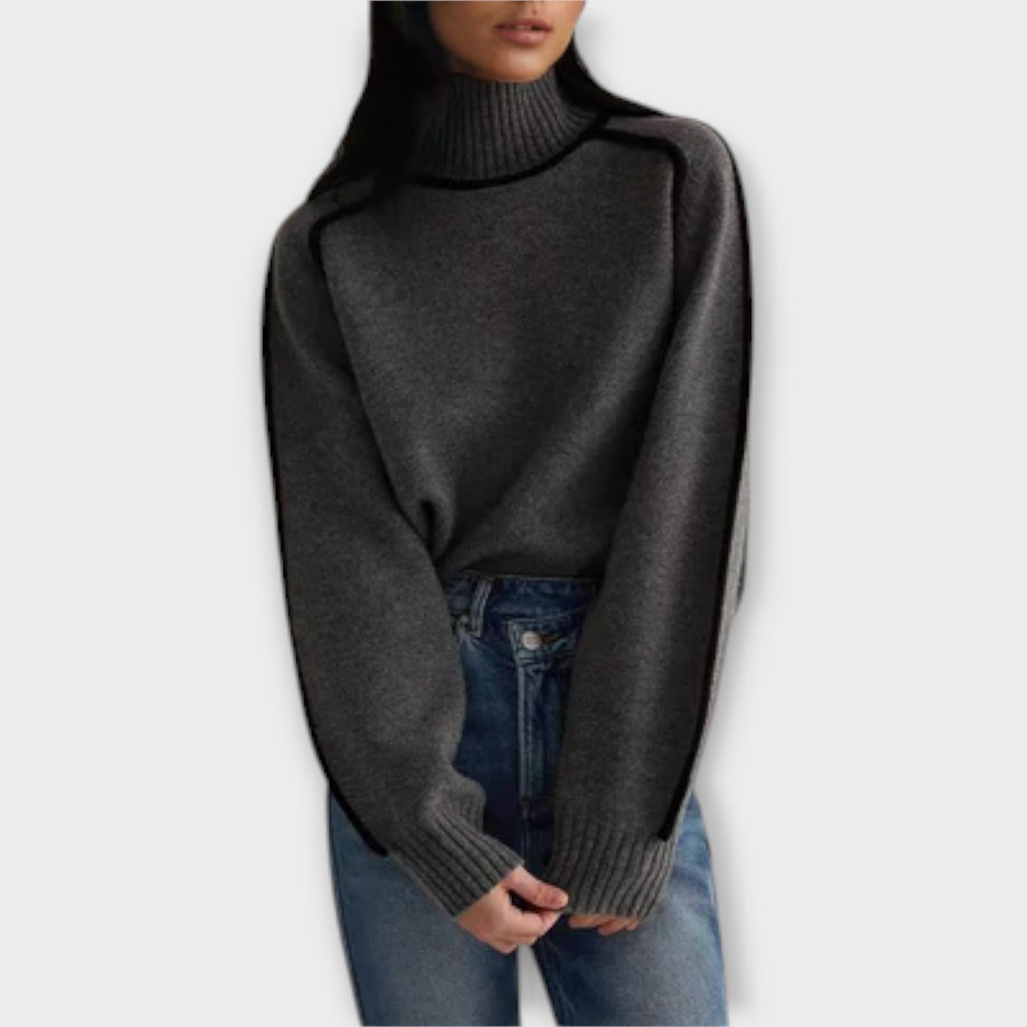 Mystica™ - Blød og elegant rullekrave sweater