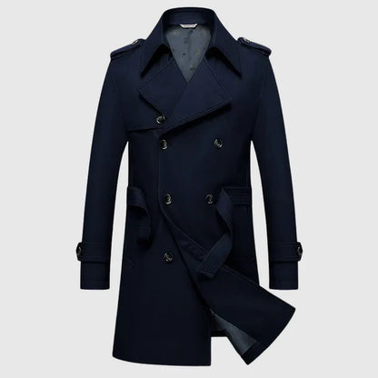 Lukas – Klassisk Trenchcoat i Premium Kvalitet