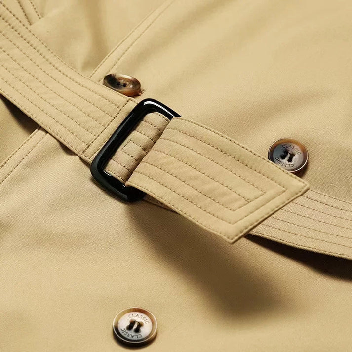Lukas – Klassisk Trenchcoat i Premium Kvalitet