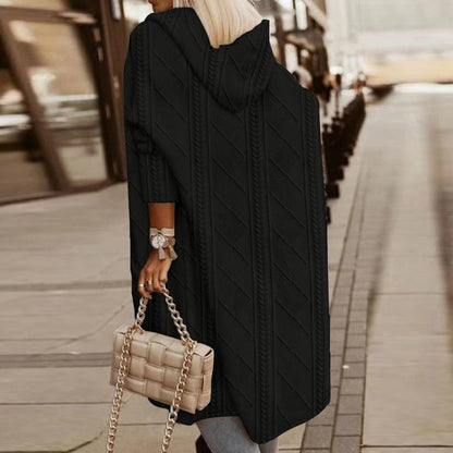 Johani | Lang Hættetrøje-Cardigan