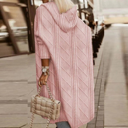 Johani | Lang Hættetrøje-Cardigan